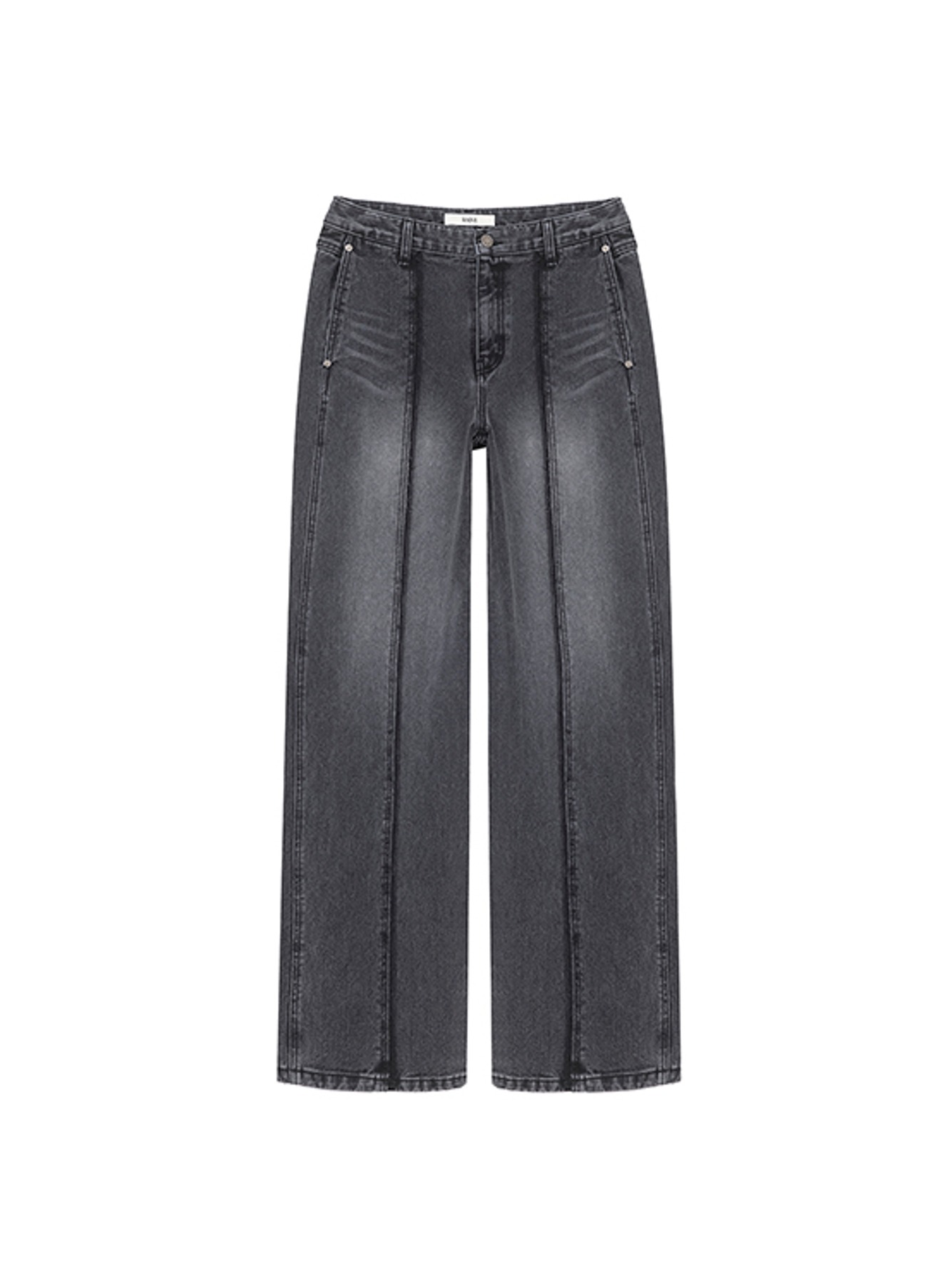 [4/24 예약배송] Curved Denim Pants in Grey VJ4ML170-12