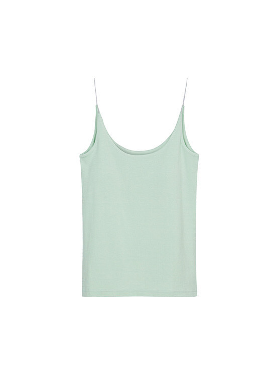 Color Strap Sleeveless Top in Mint_VW0ME1600