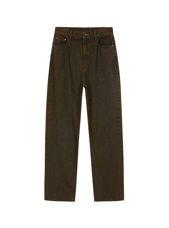 Vintage Dyeing Pants in Brown VJ1WL120-93