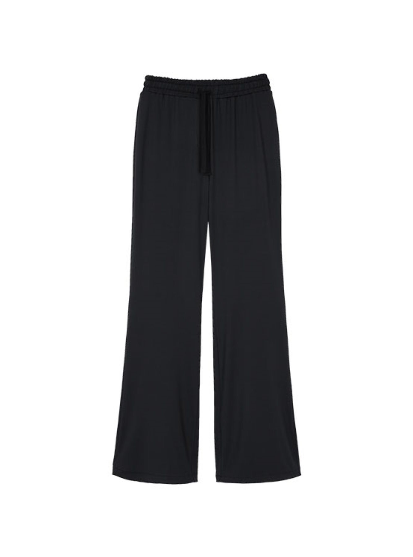 Bootcut Jersey Pants in Black VW2ML169-10