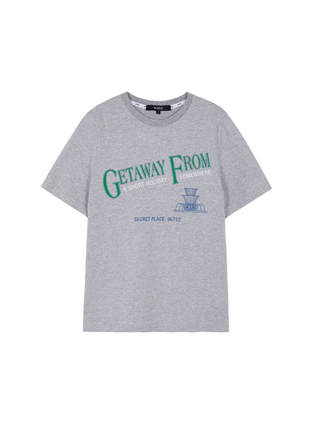 GETAWAY T-shirt in Grey VW2ME121-12