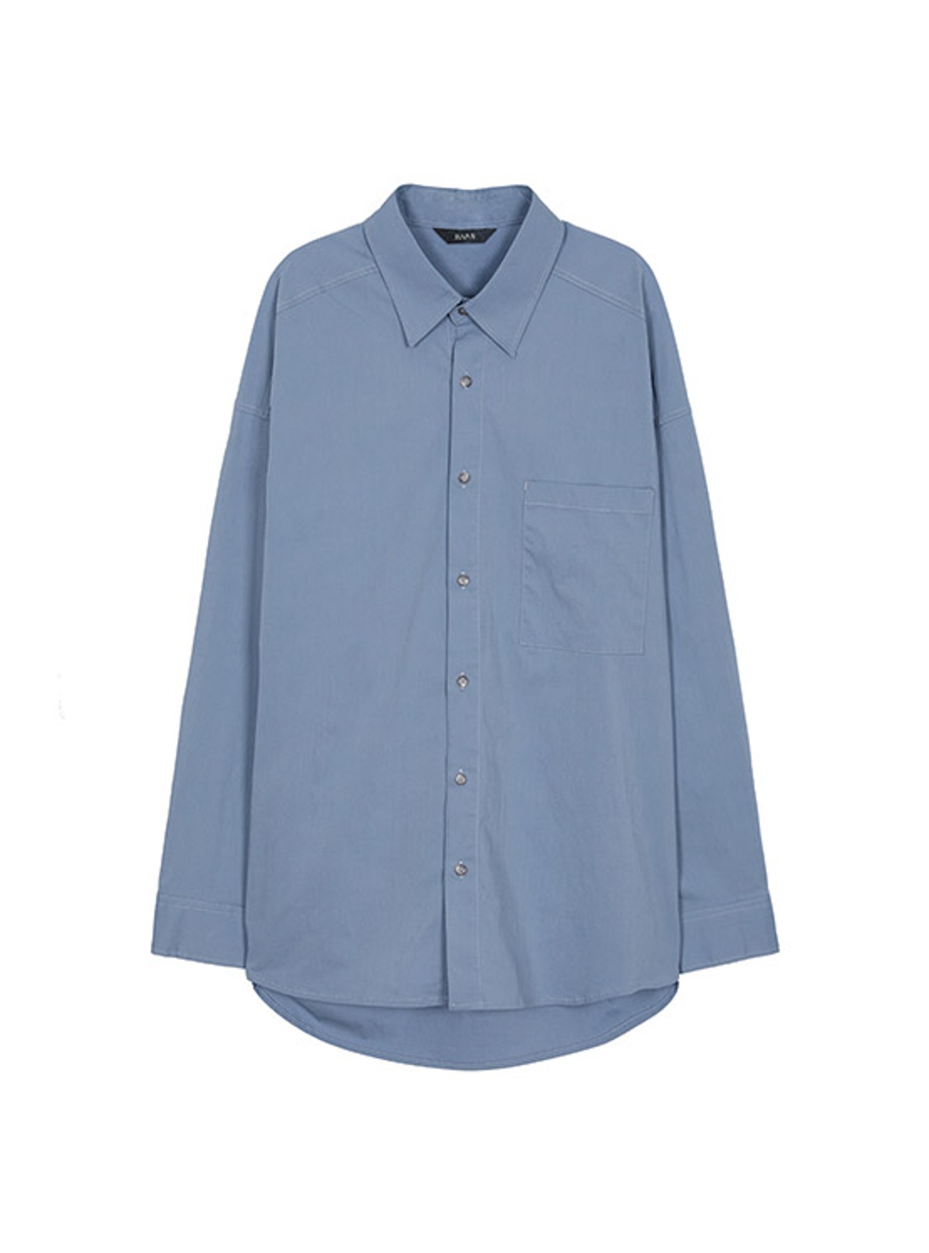 Basic Over Fit Shirt in Blue VW2AB750-22