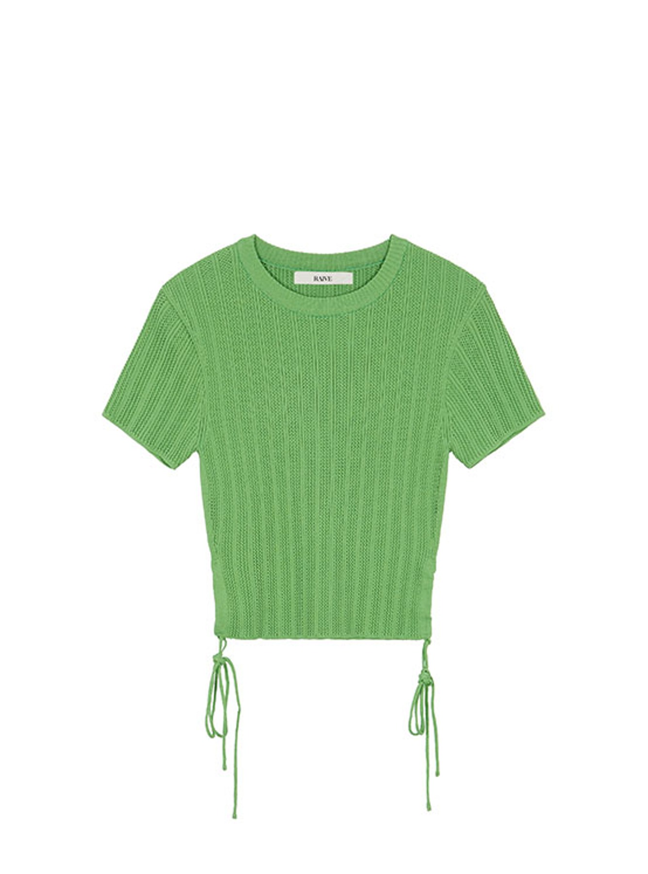 Waist String Knit in Green VK3MP152-32