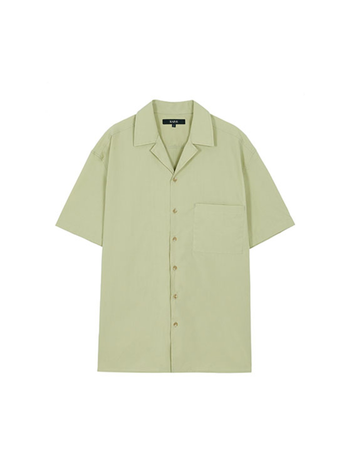 Solid Collar Shirt in Olive VW2MB801-41