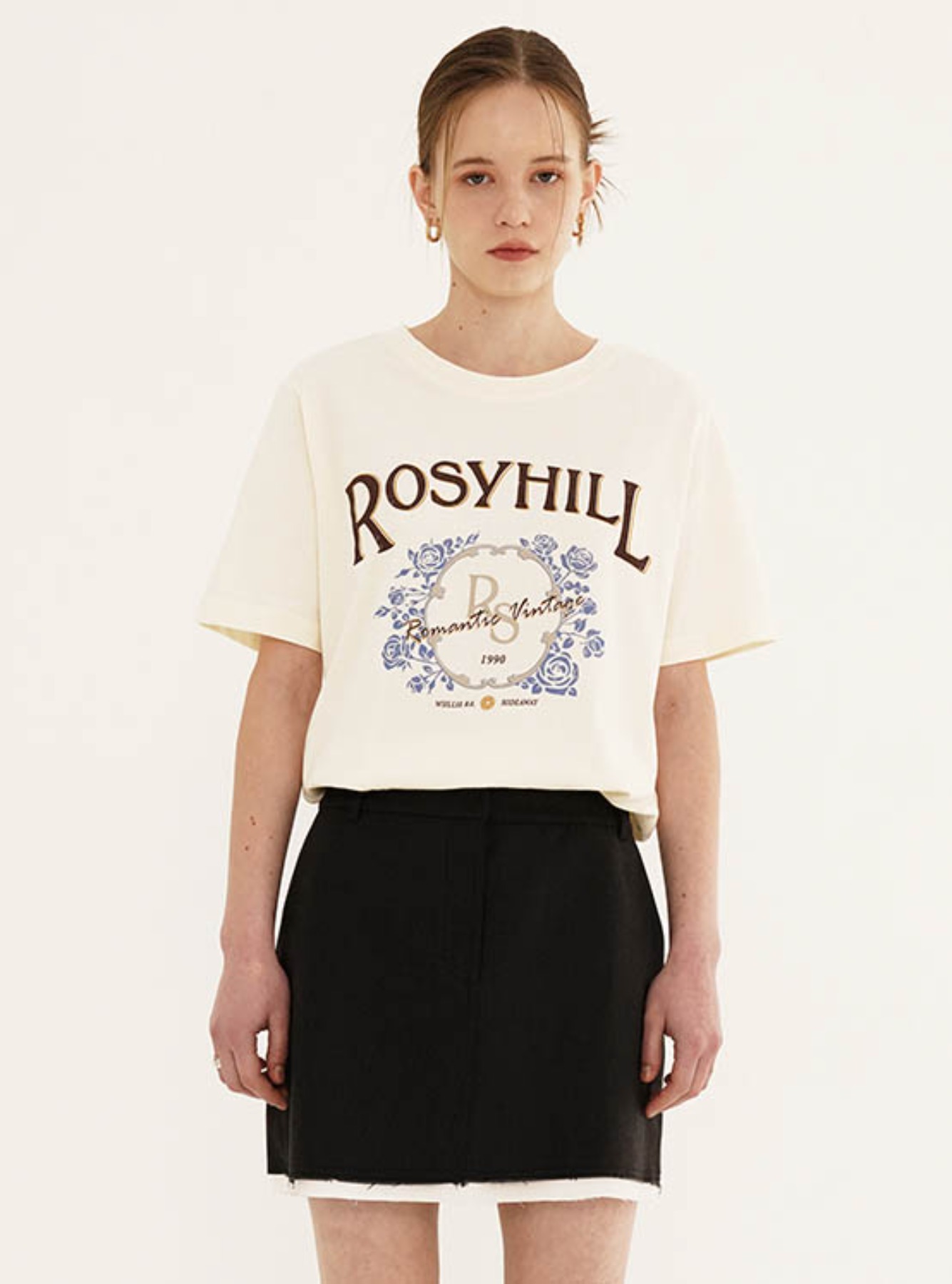 ROSYHILL T-shirt in Cream VW2ME127-9A