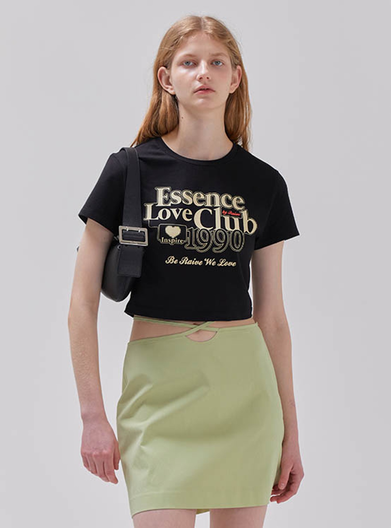 Loveclub Graphic T-shirt in Black VW3ME262-10