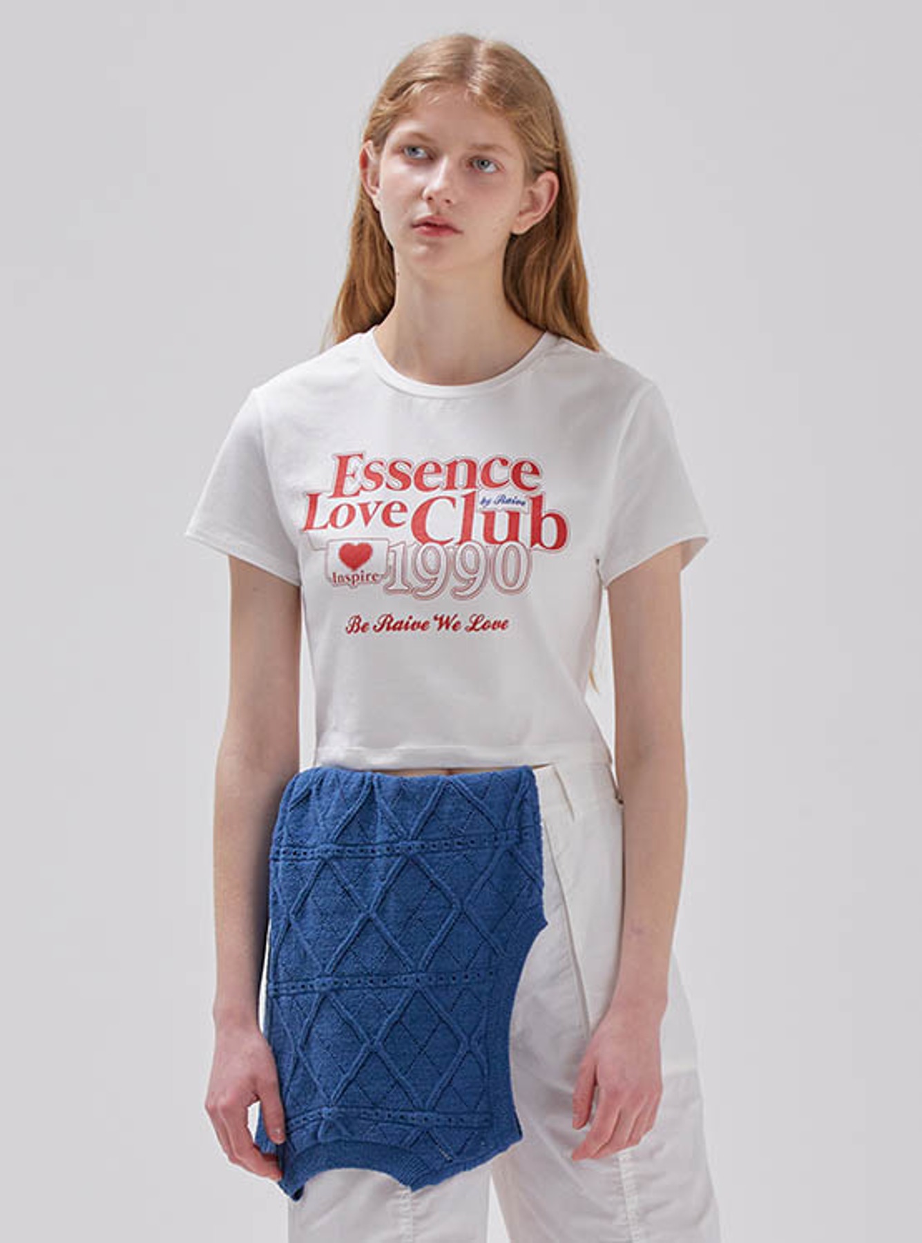 Loveclub Graphic T-shirt in White VW3ME262-01