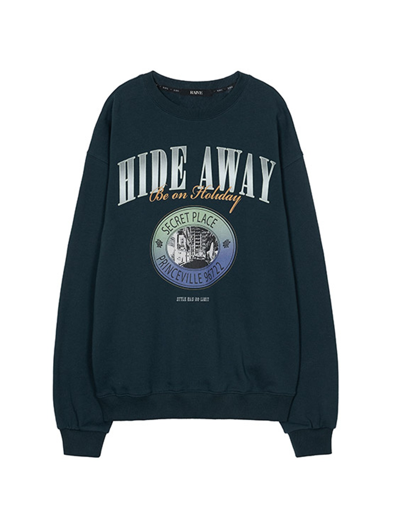 HIDE AWAY Sweatshirt in D/Green VW2AE338-33