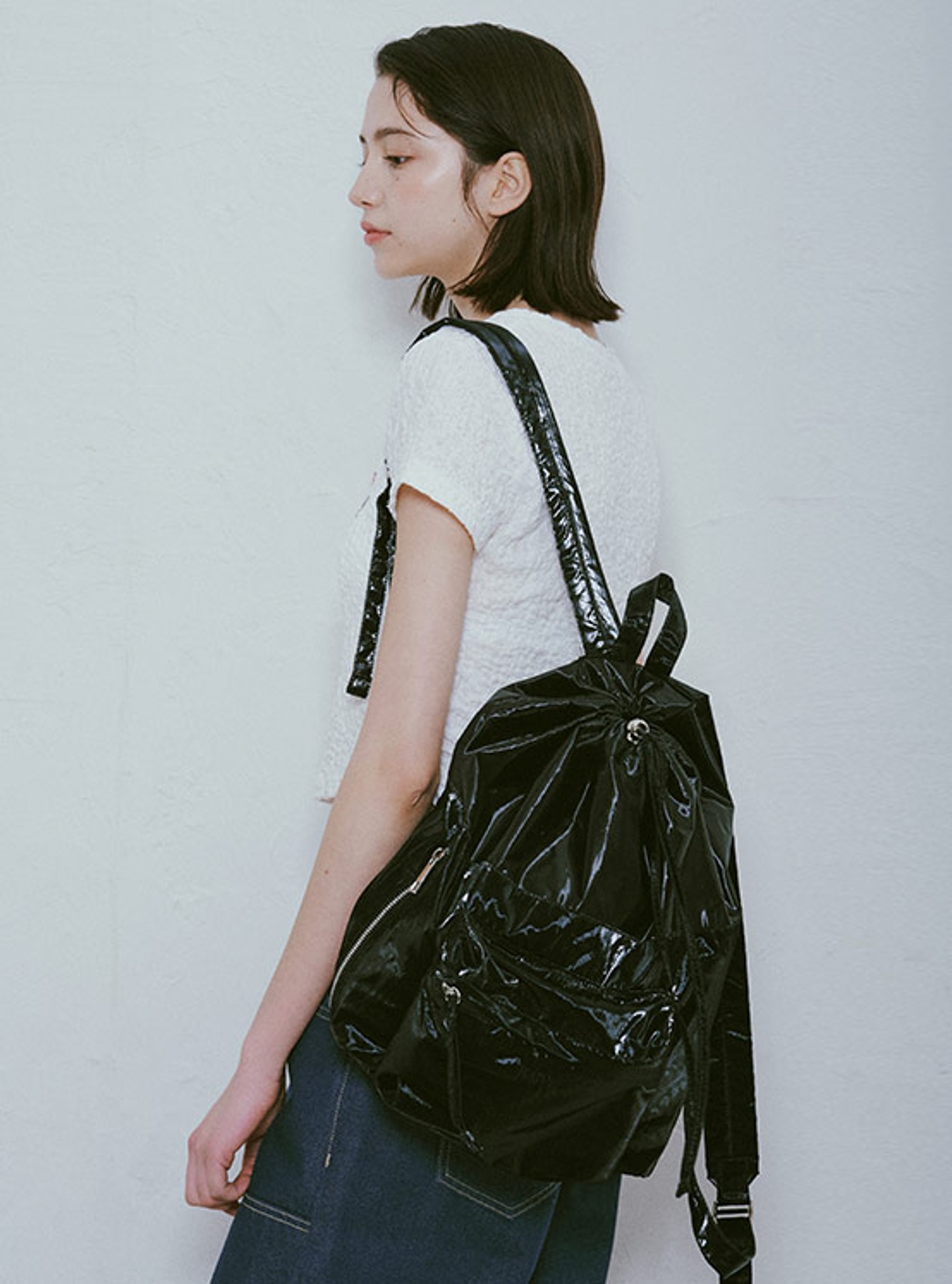 Irina Backpack Small in Black UB3AC020-10